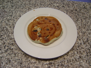 Blueberry pancake